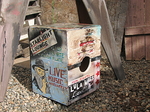 Juke Joint cajon, paint by J. Juke Joint cajon, paint by J.
